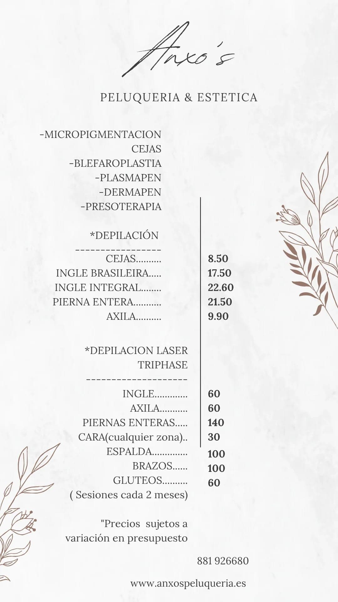 Precios de depilación láser